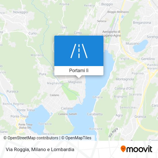 Mappa Via Roggia