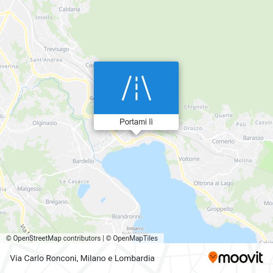 Mappa Via Carlo Ronconi
