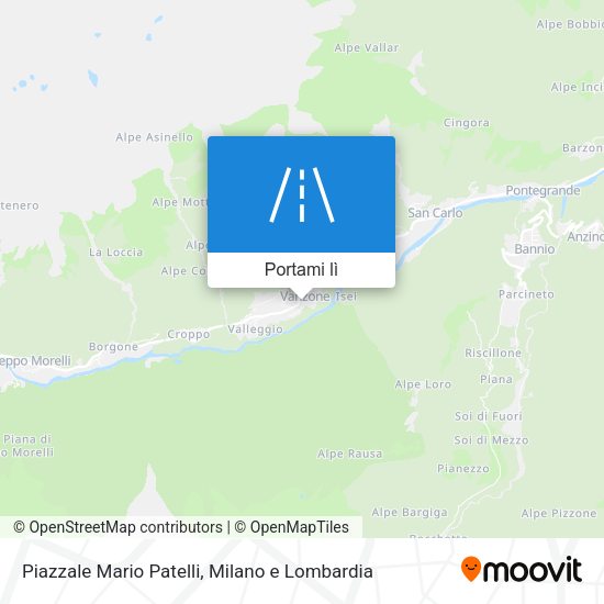 Mappa Piazzale Mario Patelli
