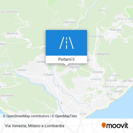 Mappa Via Venezia