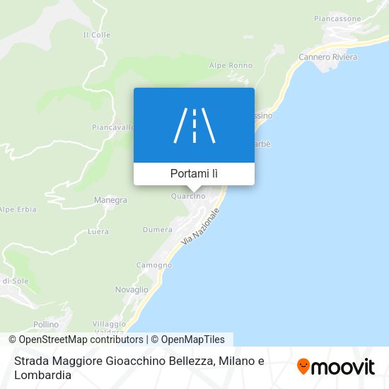 Mappa Strada Maggiore Gioacchino Bellezza
