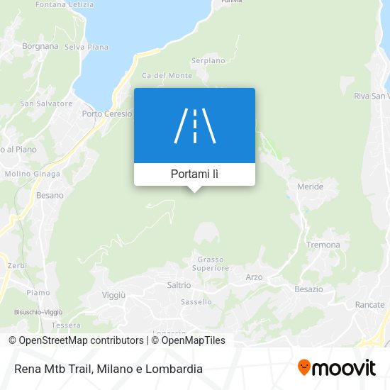 Mappa Rena Mtb Trail