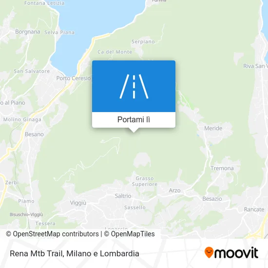 Mappa Rena Mtb Trail