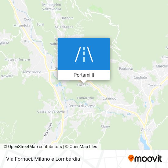 Mappa Via Fornaci