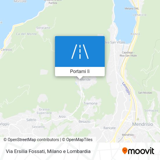 Mappa Via Ersilia Fossati