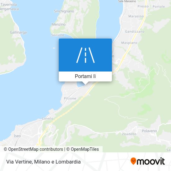 Mappa Via Vertine