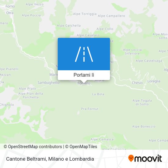 Mappa Cantone Beltrami