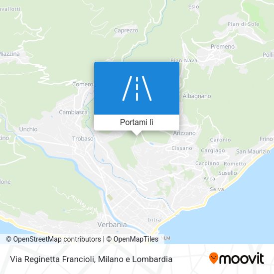 Mappa Via Reginetta Francioli