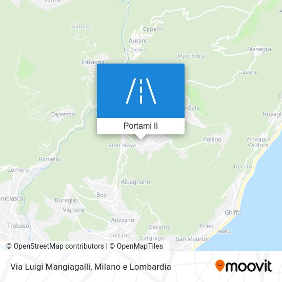 Mappa Via Luigi Mangiagalli