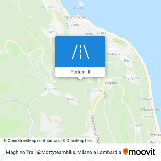 Mappa Maghino Trail @Mottyteambike