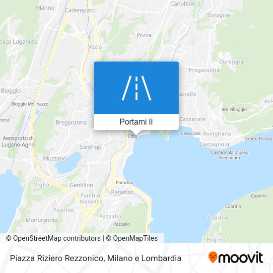 Mappa Piazza Riziero Rezzonico