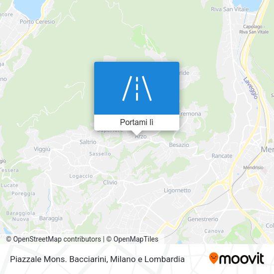 Mappa Piazzale Mons. Bacciarini