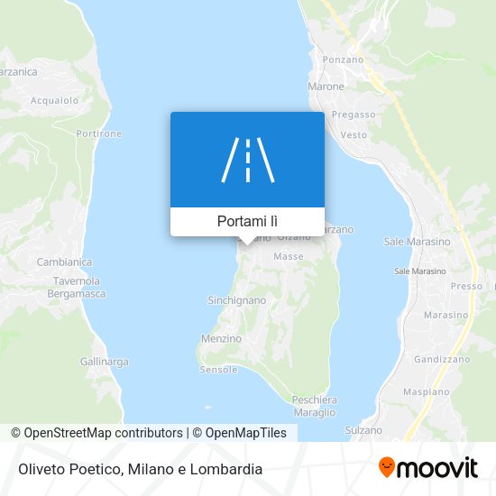 Mappa Oliveto Poetico