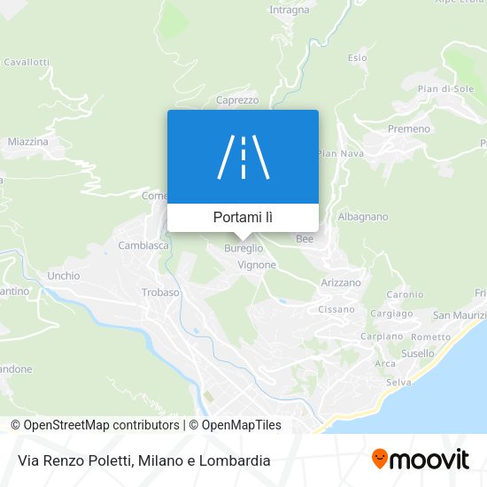 Mappa Via Renzo Poletti