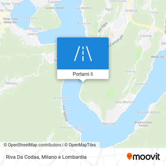 Mappa Riva Da Codaa