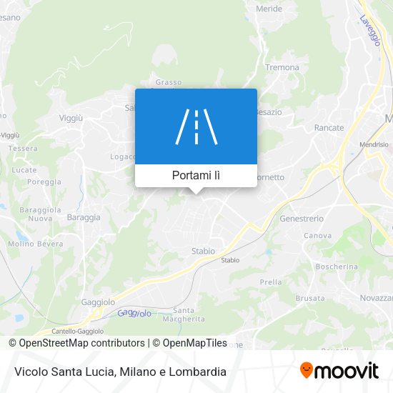 Mappa Vicolo Santa Lucia