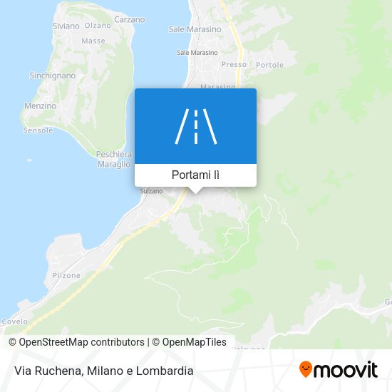 Mappa Via Ruchena