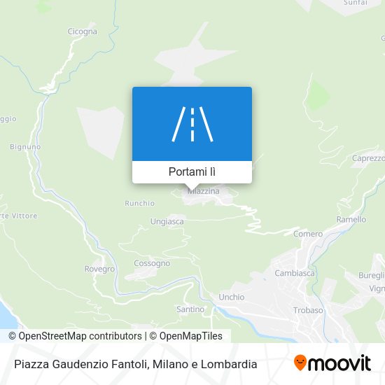 Mappa Piazza Gaudenzio Fantoli