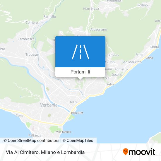 Mappa Via Al Cimitero