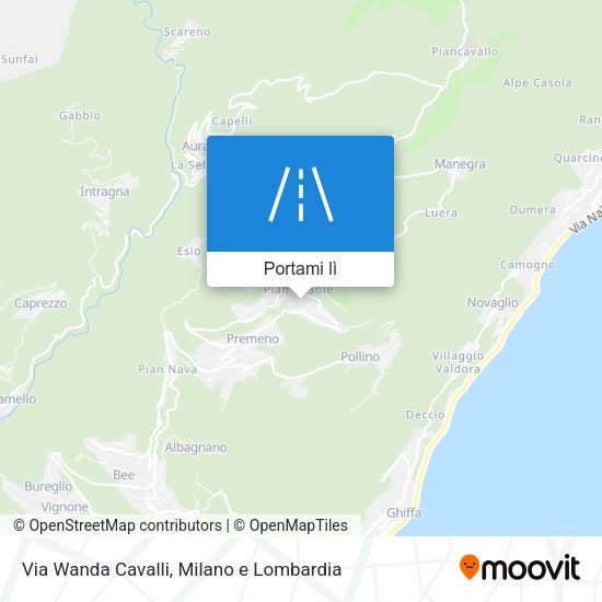 Mappa Via Wanda Cavalli