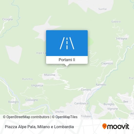 Mappa Piazza Alpe Pala
