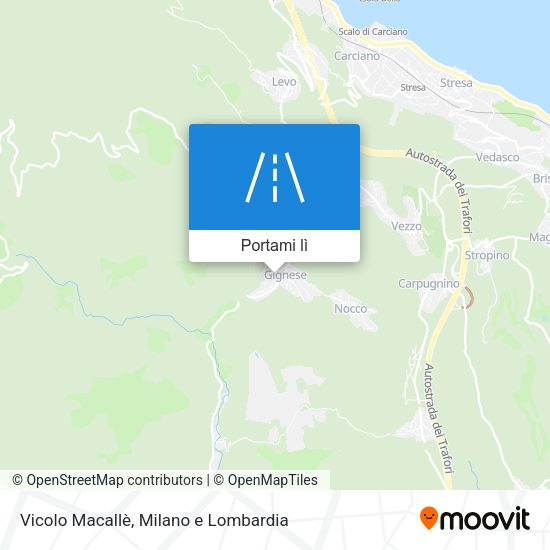 Mappa Vicolo Macallè