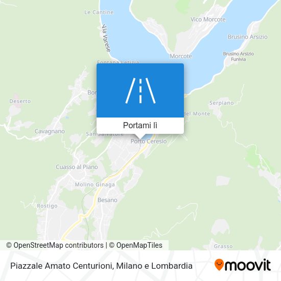 Mappa Piazzale Amato Centurioni