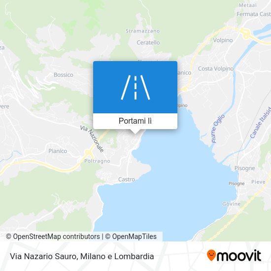 Mappa Via Nazario Sauro