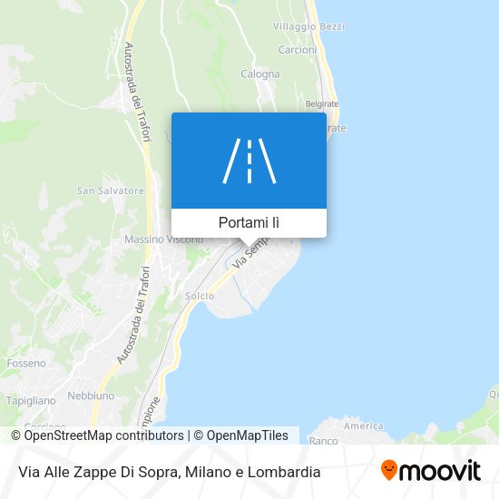 Mappa Via Alle Zappe Di Sopra