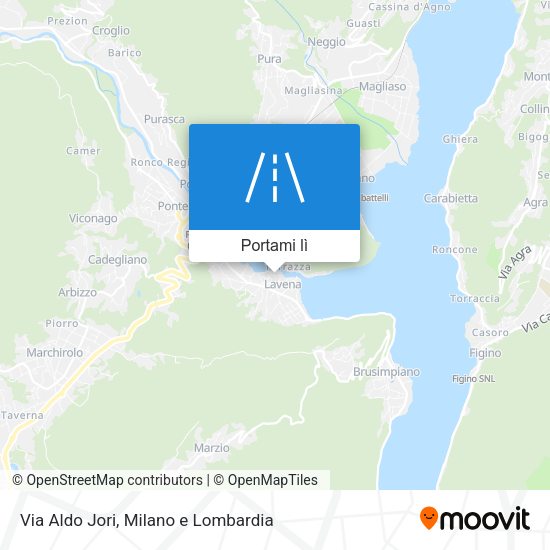 Mappa Via Aldo Jori