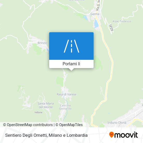 Mappa Sentiero Degli Ometti
