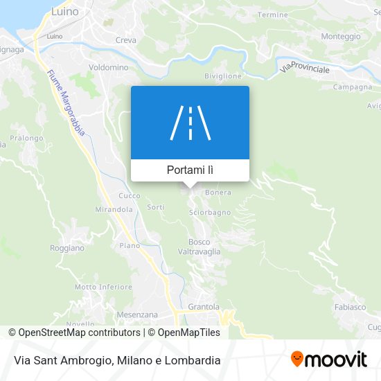 Mappa Via Sant Ambrogio