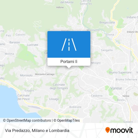 Mappa Via Predazzo