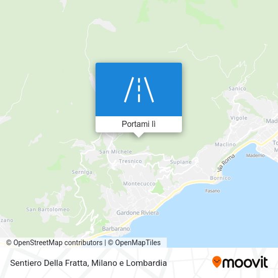 Mappa Sentiero Della Fratta