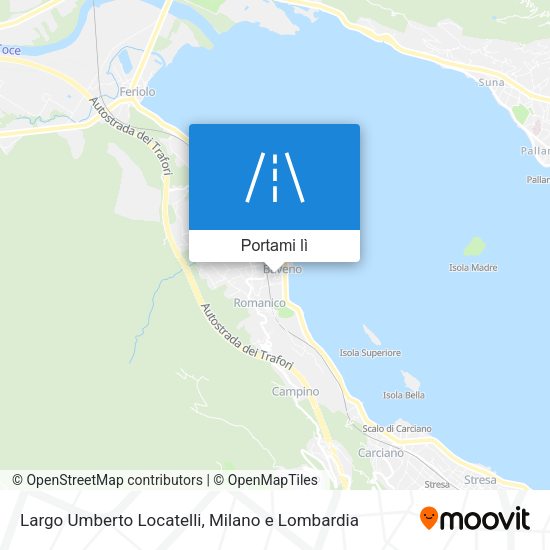 Mappa Largo Umberto Locatelli