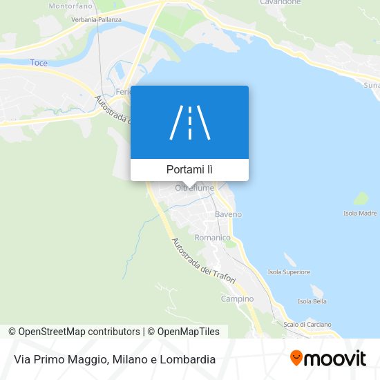 Mappa Via Primo Maggio