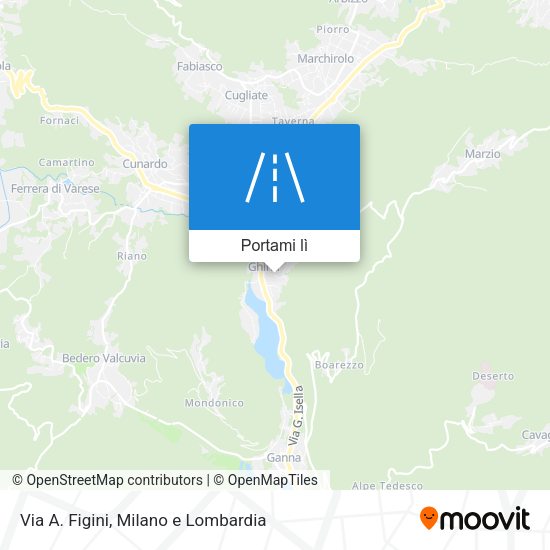 Mappa Via A. Figini