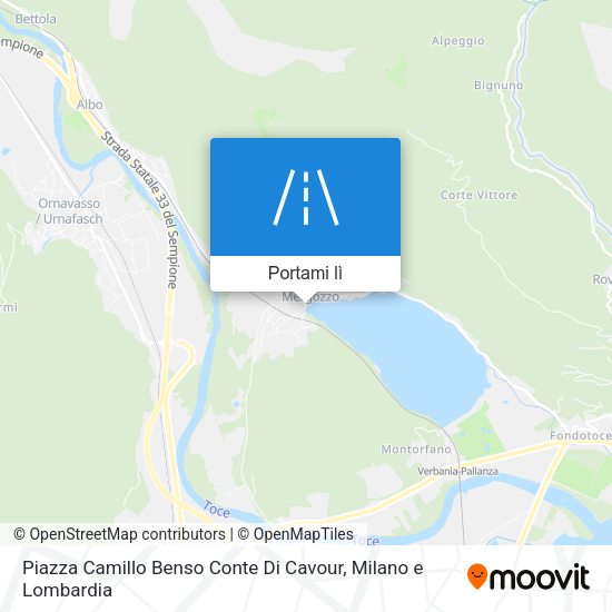 Mappa Piazza Camillo Benso Conte Di Cavour
