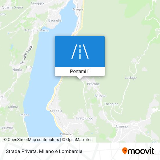 Mappa Strada Privata