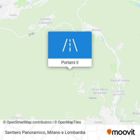 Mappa Sentiero Panoramico