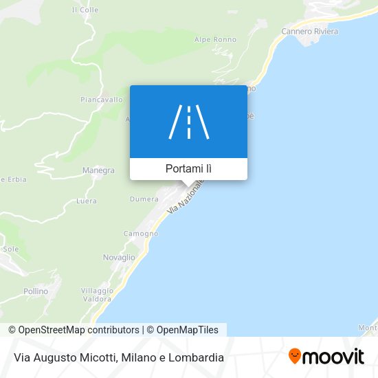 Mappa Via Augusto Micotti