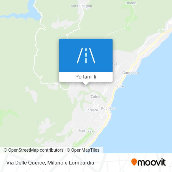 Mappa Via Delle Querce