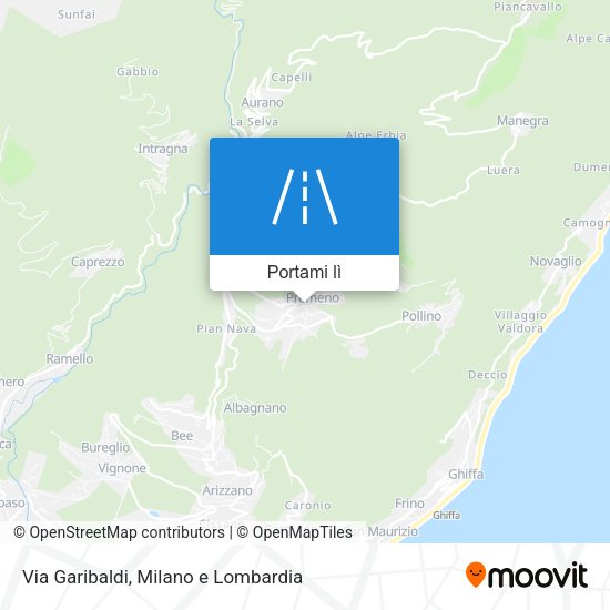 Mappa Via Garibaldi