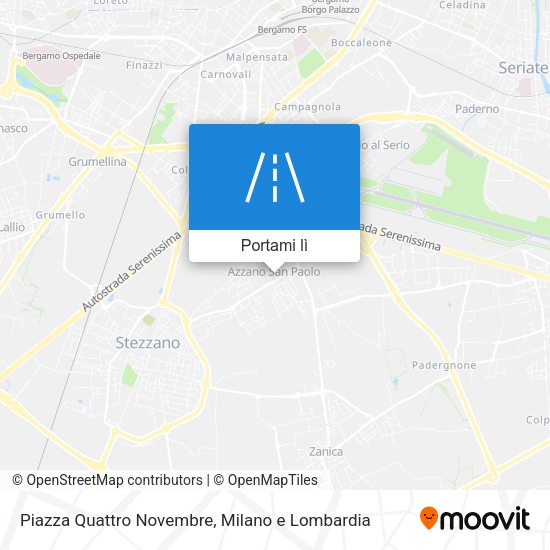 Mappa Piazza Quattro Novembre