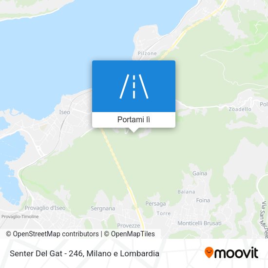 Mappa Senter Del Gat - 246