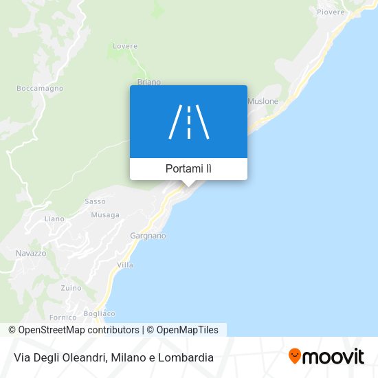Mappa Via Degli Oleandri