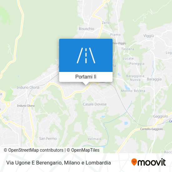 Mappa Via Ugone E Berengario