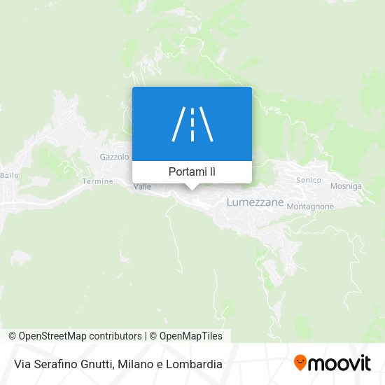 Mappa Via Serafino Gnutti