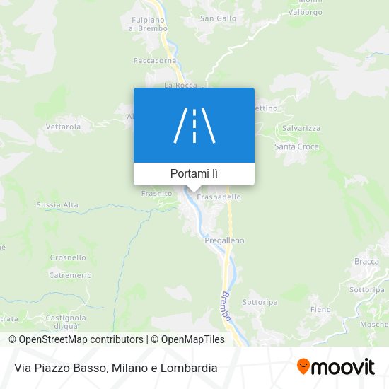 Mappa Via Piazzo Basso