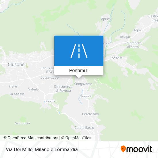 Mappa Via Dei Mille
